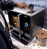 Smart Indoor Pellet Smoker, with Active Smoke Filtration, 5 Smoke Control Settings, WiFi Connected, Electric, Countertop BBQ Appliance, Black image 3