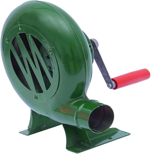 Blower Popcorn Fan, Manual BBQ Forge Air Blower with Hand Crank for Camping Picnic Outdoor - 80W-350W(150W)