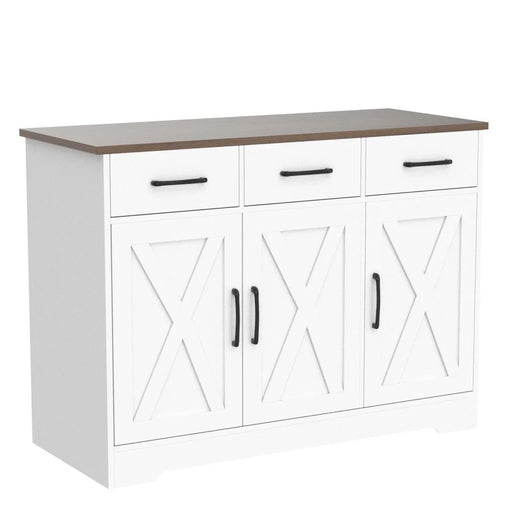 Modern Farmhouse Sideboard Buffet Cabinet