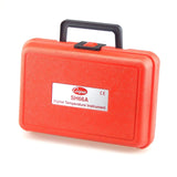 A thermoresistance thermometer with a liquid crystal display, in a red color, with a temperature range of -40°F to 300°F. image 2