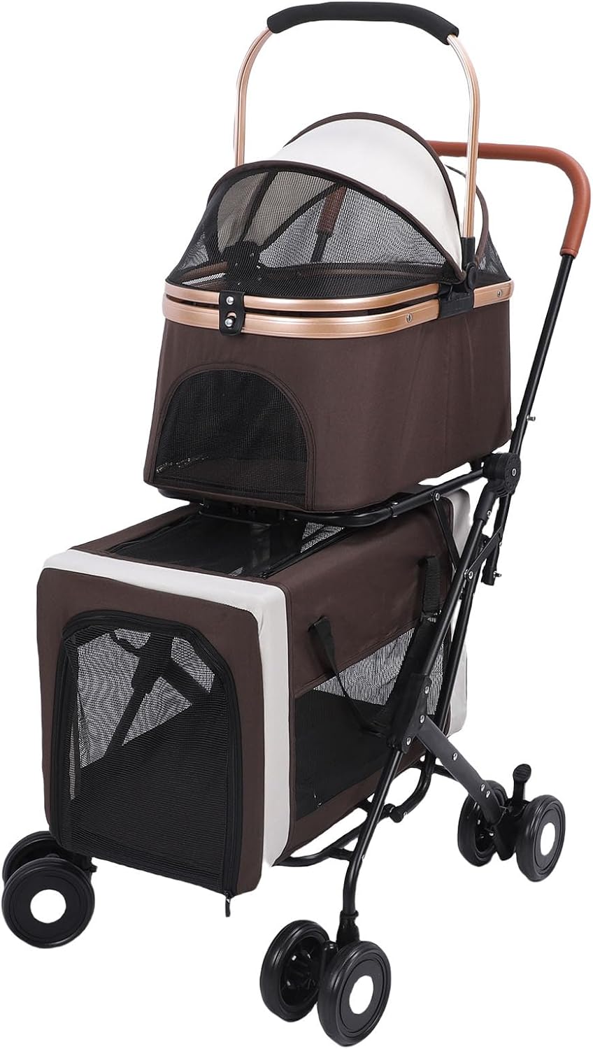 Pet cart, a three-in-one foldable pet travel backpack, suitable for small to medium-sized dogs and cats