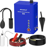 Smoke machine leakage tester, 12-volt DC car smoke machine leakage detector, equipped with an air flow meter and an oil level gauge, suitable for all vehicles. image 2