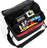 Premium 4CFM Air Vacuum Pump HVAC A/C Refrigeration Kit AC Manifold Gauge Case Set R134a Tap w/Leak Detector and Carrying Tote Bag image 3