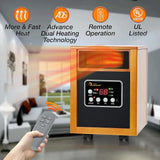 Dr Infrared Heater Portable Space Heater, Original, 1500-Watt, Cherry (Pack of 1) image 2