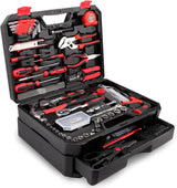 Home Tool Set Kit - 286 PCS Home Auto Repair Tool Kit with Rolling Tool Box, Mechanic Tool Sets with 21V Max Cordless Power drill, Perfect for Homeowner, Diyer, Handyman image 2