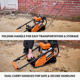 Electric Compactor Plate - Ideal For Levelling Pavement, Artificial Turf Ground Preparation, Patio, Blockwork, Sand, Soil & More image 4
