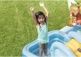 Inflatable Jungle Adventure Play Center – 96′′ x 78′′ x 28′′ – Kiddie Pool for Ages 2 and Up image 3
