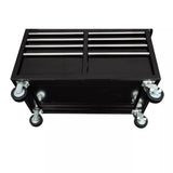46 in. W x 24 in. D 9-Drawer Gloss Black Deep Tool Chest Mobile Workbench image 2