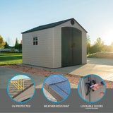 Lifetime 8 Ft. x 10 Ft. Outdoor Storage Shed image 4