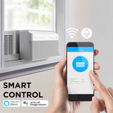U-Shaped Inverter Window Air Conditioner 12,000BTU with Open Window Flexibility, Robust Installation,Extreme Quiet, 35% Energy Saving, Smart Control, Alexa, Remote, Bracket Included (Renewed) image 4