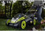 20" RY40190 40-Volt Brushless Lithium-Ion Cordless Battery Self Propelled Lawn Mower with 5.0 Ah Battery and Charger Included image 2