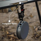 Outdoor Grill Table Foldable, Easy to Carry Can Hang Items Multi-Purpose, Aluminum Alloy, Portable Camping Table Foldable, for Picnic, BBQ, Making Tea image 4