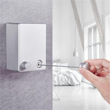 Retractable Indoor and Outdoor Clothes Wall Hanger Drying Rack Balcony Bathroom Invisible Clothesline Wire Rope(E) image 4