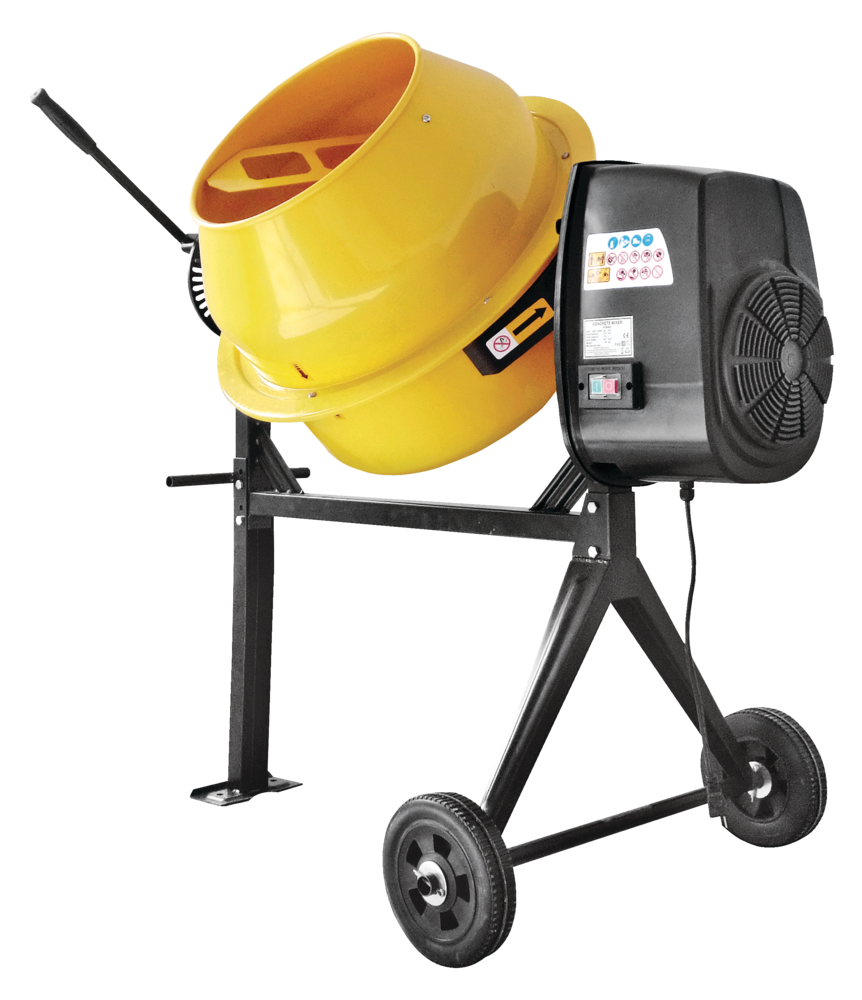 74013 5A Portable Electric Concrete Mixer, 115-L/4-cu-ft