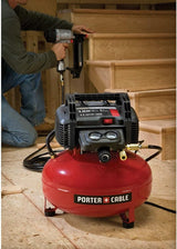 Air Compressor, 6-Gallon, Pancake, Oil-Free (C2002-ECOM) image 4