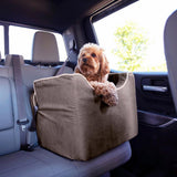 Dog Car Seat: Lookout I Dog Booster Car Seat for Dogs Small 5-15 lbs, Size: Small, Fabric: Black Diamond, Pet Car Seat to Alleviate Car Sickness for Dogs, Removable Machine Washable Cover image 4