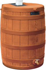Good Ideas Rain Wizard 50 Gallon Plastic Outdoor Home Rain Barrel Water Storage Collector image 3