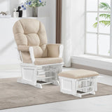 Lennox Furniture Glider Rocker Combo Espresso Beige image 4