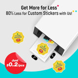 Color sticker printer and cutter - A multi-functional sticker manufacturing equipment that combines DIY creativity, custom label and gift production. Thermal transfer digital printing device, 300 DPI resolution, precise artificial intelligence automa image 4