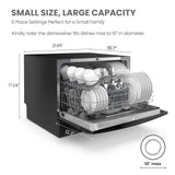 COMFEE' Portable Countertop Dishwasher for Dorm, RV& Apartment image 4