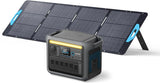 Portable Power Station with 200W Solar Panel, 1800W Solar Generator, 1056wh LFP (LiFePO4) Battery, 6 AC Outlets, Up to 2400W for Home, Power Outages, and Outdoor Camping image 2