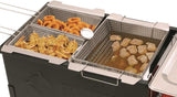 Triple Deep Fryer-3 Basket Stainless Steel Propane Cooker-Outdoor Fish Fry/Chicken-Tall Heavy Duty image 3