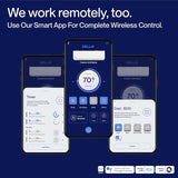 Hyper Heat Lower as -13°F 9,000 BTU WiFi Mini Split,Work with Alexa,Energy Star 115V 23 SEER2,Cools Up to 400 Sq. Ft,Inverter AC with 0.75 Ton Pre-Charged Heat Pump & 16.4ft Installation Kits image 3
