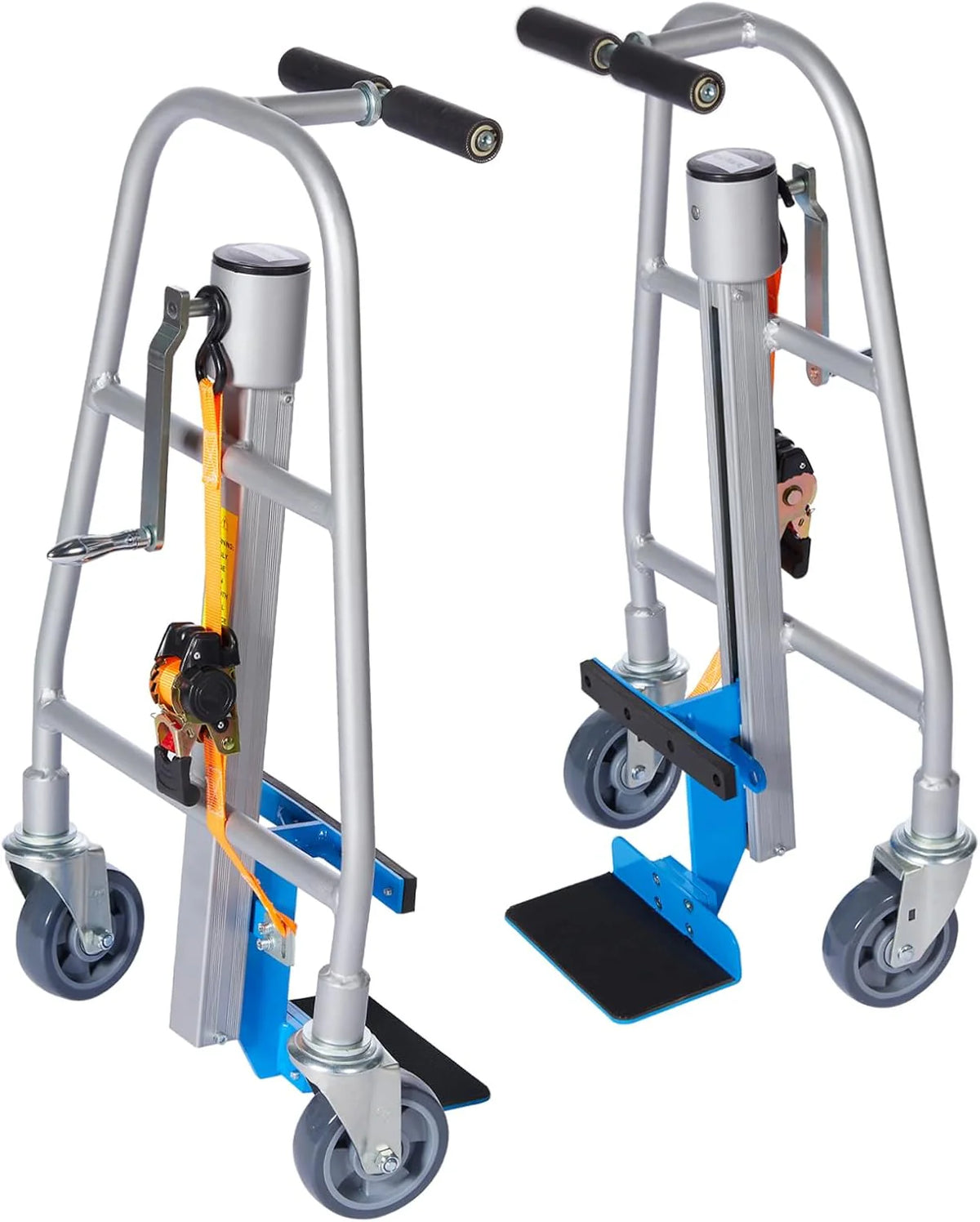 Furniture and crates handling vehicles, mechanical equipment moving carts (with a 1210-pound carrying capacity), used for safe handling of cabinets, furniture and crates