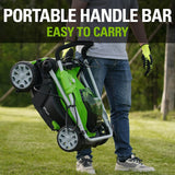40V 17" Cordless (Push) Lawn Mower (75 Compatible Tools), 4.0Ah Battery and Charger Included image 4