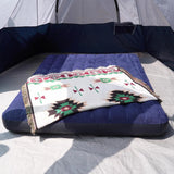 Foldable camping bed, equipped with an inflatable mattress and a portable bag, suitable for outdoor trips, camping, and beach vacations (excluding the inflatable pump) image 3