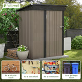 5x3 FT Outdoor Storage Shed for Backyard Garden Patio Lawn image 2
