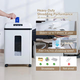 Professional Commercial Paper Shredder: P-7 Security Super Micro-Cut 1x1.7mm 7 Sheets/CDs/Cards/Staples 6-Gal Bin Heavy Duty for Home/Office/Industrial/Business Use-Confidential Documents image 2