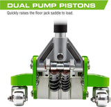 Tools 3-Ton Quick Rise Aluminum Floor Jack with Dual Pump Pistons & Reinforced Lifting Arm (A20018_A20019) image 3
