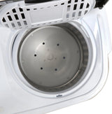 Portable mini double-burner washing machine, capacity 13 pounds, equipped with a spin dryer, a compact clothes washing machine, a lightweight small-sized washing machine, suitable for families, apartments, dormitory rooms, and campers. image 3