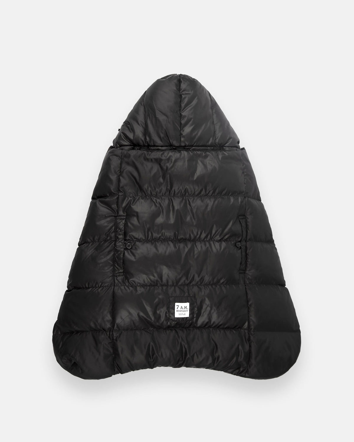 7AM Enfant Heavyweight, K-Poncho Black Plush