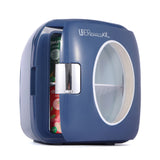 Uber Appliance Mini Fridge Retro Beverage Cooler Warmer - Personal Portable Refrigerator (9 Liters/0.32 Cu Ft) image 3