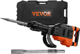 Electric demolition hammer, hydraulic crushing hammer, concrete crusher, heavy-duty electric hydraulic crushing hammer, equipped with chisel gloves and a 360-degree rotatable front handle, suitable for digging trenches and drilling holes (power 3500 image 3