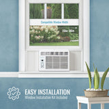 A 5000 calorie heating/cooling window air conditioner and dehumidifier, suitable for apartments, living rooms, bathrooms and small rooms with an area of no more than 150 square feet. The quiet window air conditioner is equipped with a remote control. image 3