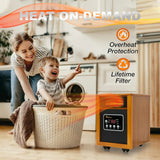 Dr Infrared Heater Portable Space Heater, Original, 1500-Watt, Cherry (Pack of 1) image 4