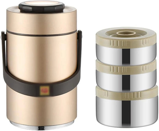 Portable Large Capacity Vacuum Insulation Bento Lunch Box Leak-Proof Food Storage Container Outdoor