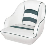 Bucket Pontoon Boat Seat (White/Blue) image 4