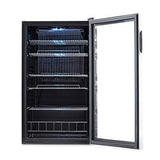 Beverage Refrigerator Cooler | 126 Cans Free Standing with Right Hinge Glass Door image 2