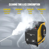 Dry Ice Blasting Machine,HTS705 Pellet Dry Ice Blasters,Industrial Dry Ice Blasting Cleaning Machine, Dry Ice Blaster Engine Cleaner Intake Valve Cleaner, Dry Ice Blast Cleaners 110V/220V image 4