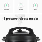 Intelligent oven and fryer combo, 11 integrated functions - countertop convection oven for baking, roasting, air frying, baking, dehydrating, 1750 watt power, 25 gallon capacity, controlled by touch screen for quick cooking - black image 4