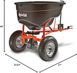 Tow-Behind Lawn & Garden Broadcast Spreader for Seed,Fertilizer,Salt,Ice Melt; Easy to use Flow Control from Seat of Riding Lawn Mower image 4