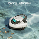 Cordless Robotic Pool Cleaner, Pool Vacuum with Dual-Drive Motors image 3