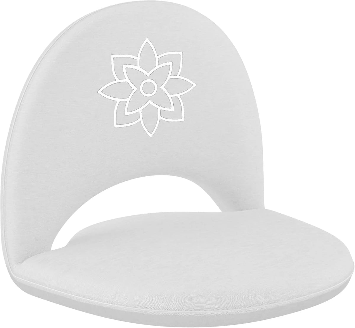 Mindful Modern Meditation Chair | Adjustable Floor Chair with Back Support | Padded Floor Seat for Posture Support and Comfort | Portable Folds Flat for Storage | Indoor/Outdoor Use | Slate Grey
