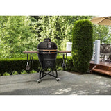 Grills 22 in. Kamado Pro Ceramic Charcoal Grill with Grill Cover image 3