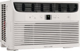 5000-watt window air conditioner, with a cooling area of 250 square feet, operates quietly, has easy and convenient temperature adjustment, 2 fan speeds, automatic restart function, and a white appearance image 3