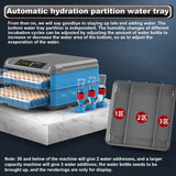 Egg Incubator, 192/256/500 Egg Incubator, Poultry Hatcher Machine with Automatic Egg Turning, Temperature & Humidity Control and LED Screen, General Purpose Incubator for Chickens Ducks Birds,500 image 3
